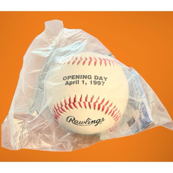 BALTIMORE ORIOLES 1997 OPENING DAY RAWLINGS MLB BASEBALL NEW - Picture 2 of 5